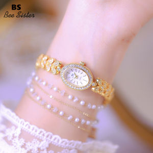 BS ซีรั่มเครื่องสำอางแฟชั่นผู้หญิงแบบลำลองสายสแตนเลสอัลลอยกันน้ำนาฬิกา 1739