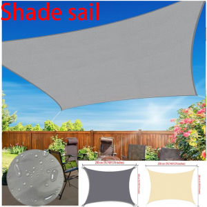 Shade sail outdoor waterproof garden terrace car awning rectangular swimming pool awning shade sail rainproof awning
