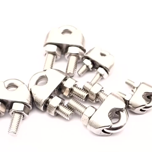 10pcs Klem Kawat Sling Klem Seling 2-3mm Pengait Kawat Seling Stainless Crimp Ferrule M4 Wire Rope Clip Ss 304 Crimp Ferrule