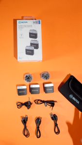 Micro thu âm không dây Boya BY-M1V1 M1V2 M1V3 M1V4 M1V5 M1V6 - Micro cài áo loại bỏ tiếng ồn chủ động công nghệ cao