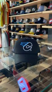 CARRY US Topi Jaring Pria Trucker Hat Jaring Pria Dewasa Full Black Blue CSTTFBXA011