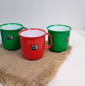 แก้วน้ำ ขนาด 8*8 ซม. แพ็ค 12 ใบ รุ่น 331 แก้วน้ำพลาสติก แก้วพลาสติกหนู แก้วมีหู