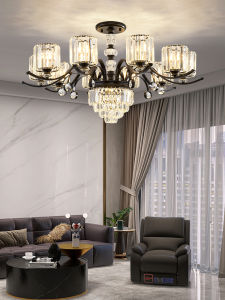 Aiskdan | Luxury Crystal Chandelier Hanging Light