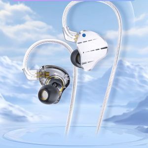 Tai Nghe KBEAR KS10 In-Ear Monitor Âm Trầm Siêu Trầm Độ Phân Giải Cao Khử Tiếng Ồn Dành Cho Ca Sĩ Nhạc Sĩ Công Nghệ Lai Có Dây