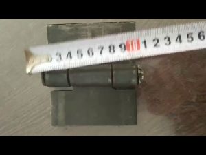 4Pcs Heavy Duty Steel Weld On Gate Hinges Solid Steel Welding Hinge for Farm Garage Trailer Gates