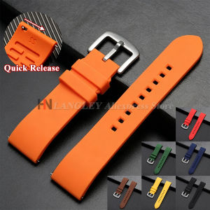 18mm 19mm 20mm 21mm 22mm 24mm Soft Silicone Waterproof Watch Strap for Rolex for Omega for Casio Belts Quick Release Bracelets
