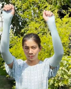 OML PK1 ปลอกแขนกันแดด UV ผ้าNYLON นุ่มละมูล [1คู่]