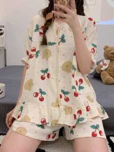 PIYAMA HOTPANTS IMPORT / SETELAN BAJU TIDUR HP KATUN SILK SUSU IMPORT PREMIUM WANITA / PIYAMA LENGAN PENDEK CELANA PENDEK / LOVELY COLLECTION6198 SETELAN BAJU TIDUR IMPORT