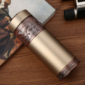 Authentic Yixing Purple Clay Tea Water Separation Large Capacity 600ML Insulated Tea Cup for Men High Quality Chinese Style