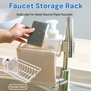 Faucet Storage Rack & Adjustable Hanging Shelf Organizer: Optimize Your Sink Space