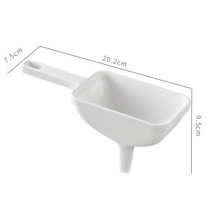 Japanese Funnel Large Diameter For Home Kitchen Liquid Plastic Wine Dipper Wine Pot Square Storage Bottle Small Food Grade Wine Set