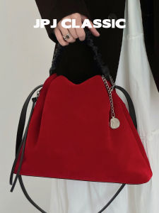 jpj | Matte Leather Cloud Bag Womens Single Shoulder Slant Cross HandbagJPJClassic Commute Style Zipper Closure Soft Leather