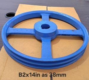 puli dinamo besi b2x14in as 38mm / Puli cor B2x35cm as 38mm
