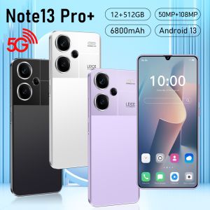 Note13 Pro+ NEW 4G/5G Smartphone 6.8inch Ultra-Clear Screen 12+512 GB Large Memory Android 13.0