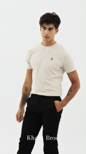 Khaki Bros. - คาคิบรอส - Round neck T-shirt Regular Fit - เสื้อยืดคอกลม ทรง Regular Fit - KM25K030