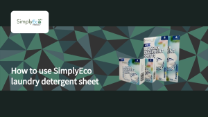 SimplyEco Laundry Detergent Sheets (32 Sheets - Fresh Linen)