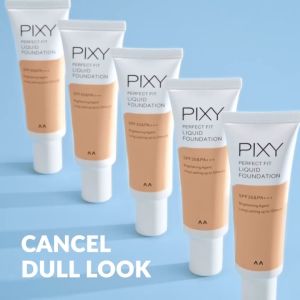 PIXY Perfect Fit Liquid Foundation SPF 35 PA+++ 20ml Tahan Lama Hingga 12 Jam