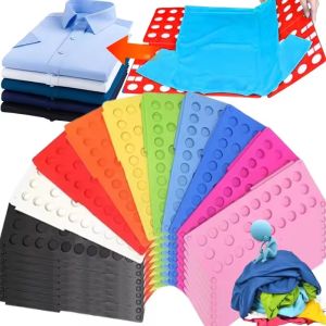 Clothes Folder Board Easy Fast Shirt Folding Board Foldable Plastic Quickly Fold Clothes Helper Lazy Design Laundry Folder Board