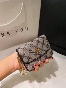 Unique Foldable Ultra-Thin Ladies Wallet Card Holder One-Piece Handbag Key Case Simple Versatile Compact Coin Purse