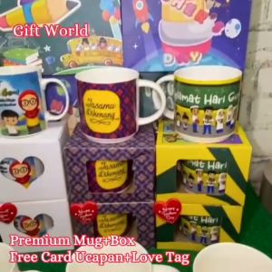 Hadiah Hari Guru Teachers Day Gift Mug Set