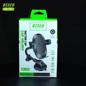 BISEN BR-170 360° Single Handed Car Phone Holder Use Landscape/Portrait Strong Adsorption Car Mounts