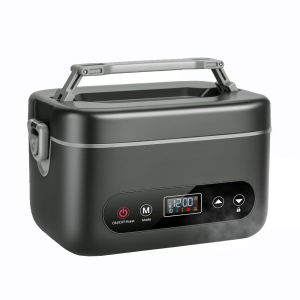 Electric Lunch Box with Compartments 12000mAh Capacity Automatic Temperature Control Leak-proof Perfect For Offices And Trucks