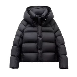 Jin Si | 90 White Duck Down Warm Womens Short Puffer Coat