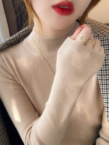 Stylish High-end Fall 2026 New Knit Sweater Half-high Collar