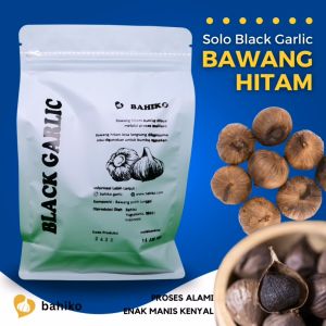 Bawang Hitam Lanang Bahiko Solo: Black Garlic Tunggal Fermentasi Matang