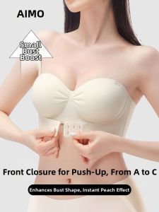 AIMO | Anti-slip Gathering Push-up Bra for Small Chest Bandeau