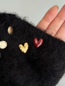 ต่างหูรูปหัวใจขนาดใหญ่สีแดงวินเทจสไตล์ฝรั่งเศส ต่างหูโลหะแบบไม่ซ้ำใคร ต่างหูแบบห้อยหรูหรา ต่างหูแบบห้อยสำหรับผู้หญิง