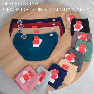 Celana Dalam Sorex 1227 Size M-XXL Celana Dalam Katun Wanita Hipster Sorex 1227 Size M-XXL