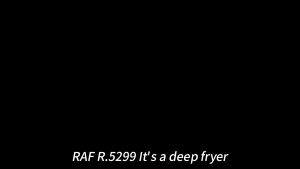 Nồi chiên ngập dầu (deep fryer) RAF dung tích 1.5L được thiết kế theo tiêu chuẩn châu Âu và Mỹ