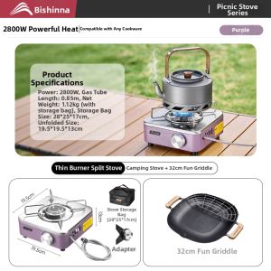 BSWOLF | Portable Camping Stove for Tea Brewing