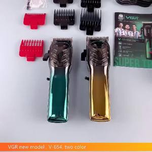 VGR | VGR 654 Tông Đơ Cắt Tóc Chuyên Nghiệp USB Sạc Điện Có Thể Điều Chỉnh Độ Dài Máy Cắt Tóc Nam Với Nhiều Đầu Phun