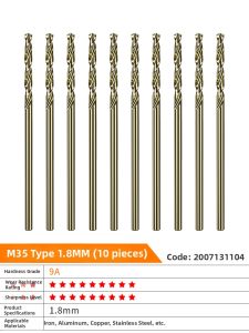 HUHAO | High-hardness Cobalt Alloy Metal Drill Bits Set