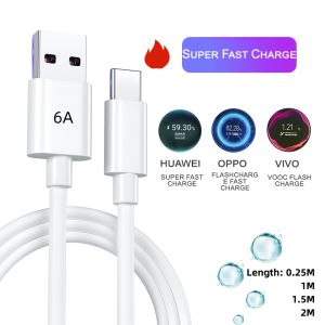 6A Loại C Cáp sạc nhanh USB Cáp truyền dữ liệu