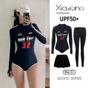 XIAZHIQING | Conservative Slimming One-Piece Wetsuit Swimsuit
