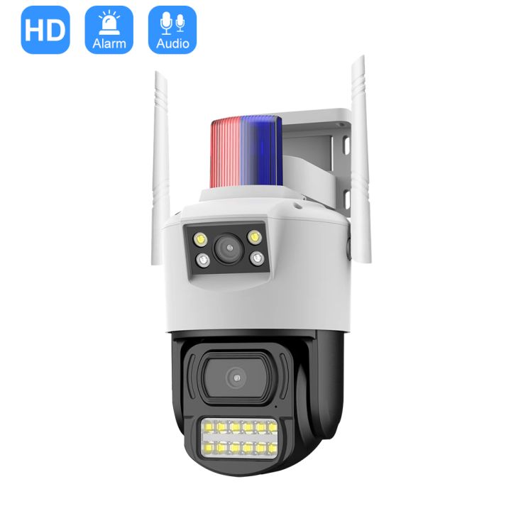 V380 Dual Lens 4G IP Camera WiFi 8MP 4K Surveillance Cameras Wireless