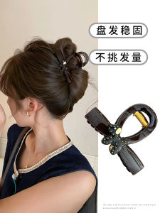 Cartoon Dog Clip Womens Fashion Sensation 2025 New One-Row Hair Clip Shark Tail Clip Versatile for Straight And Curly Hair