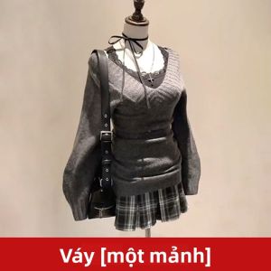 Ge·an·fei | Đầm Đồng Phục Học Sinh Kiểu Dáng Nhỏ Gọn Mùa Thu 2026 Bộ Thời Trang Mới