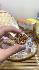 [Ngon khó quên] Kẹo Chuối Cuộn Bánh Tráng -  Dẻo Thơm Ít ngọt - Thương hiệu Kiên Long - Túi 400g - Kingsmart