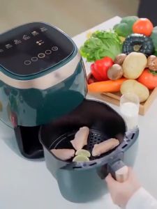 Air fryer 8L large capacity smoke-free automatic touch screen electric fryer multifunction