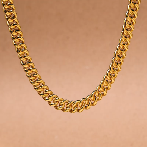 Chow Sang Sang 周生生 999.9 24K Pure Gold Essence Cuban Link Curb Necklace for Women & Men 60cm 96000N Price-by-Weight 21.7g Gold