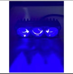 Lampu Tembak MINI SQL 3 Mata HJG Devil Eye Super Terang Full Aluminium Putih Kuning