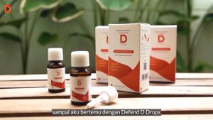 Defend D Drops Vitamin Tetes D3 330 IU 15ml Untuk Anak Bayi