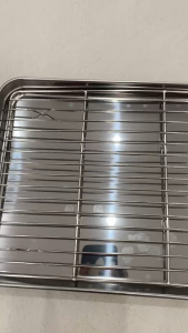 KHAY ÚP LY INOX 304 ĐẾ Inox 23x30cm