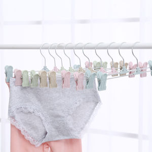 Nordic 10-Piece Anti-Slip Pants Rack Clip Hanger