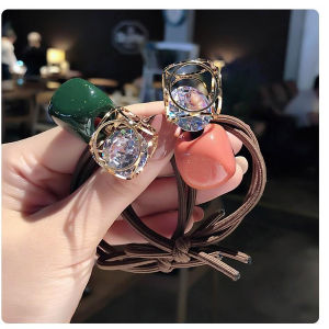 (HÀNG HÀN QUỐC) SET 2 DÂY CỘT TÓC - BUỘC TÓC NỮ PHONG CÁCH HÀN QUỐC SIÊU ĐẸP THỜI TRANG VỚI CÁC CHARM ĐÍNH ĐÁ VÔ CÙNG SANG TRỌNG DỄ THƯƠNG - dây chun cột tóc thun buộc tóc nữ đẹp - dây cột tóc nữ sang trọng