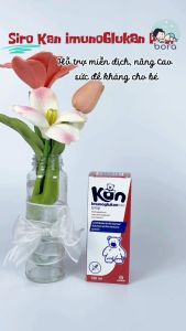 Siro Kan ImunoGlukan P4H chai 120ml hỗ trợ miễn dịch nâng cao sức đề kháng cho bé